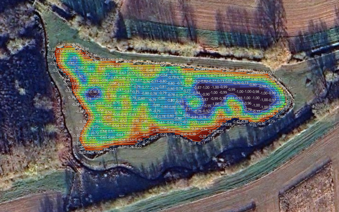 Sediment in Klärteichen